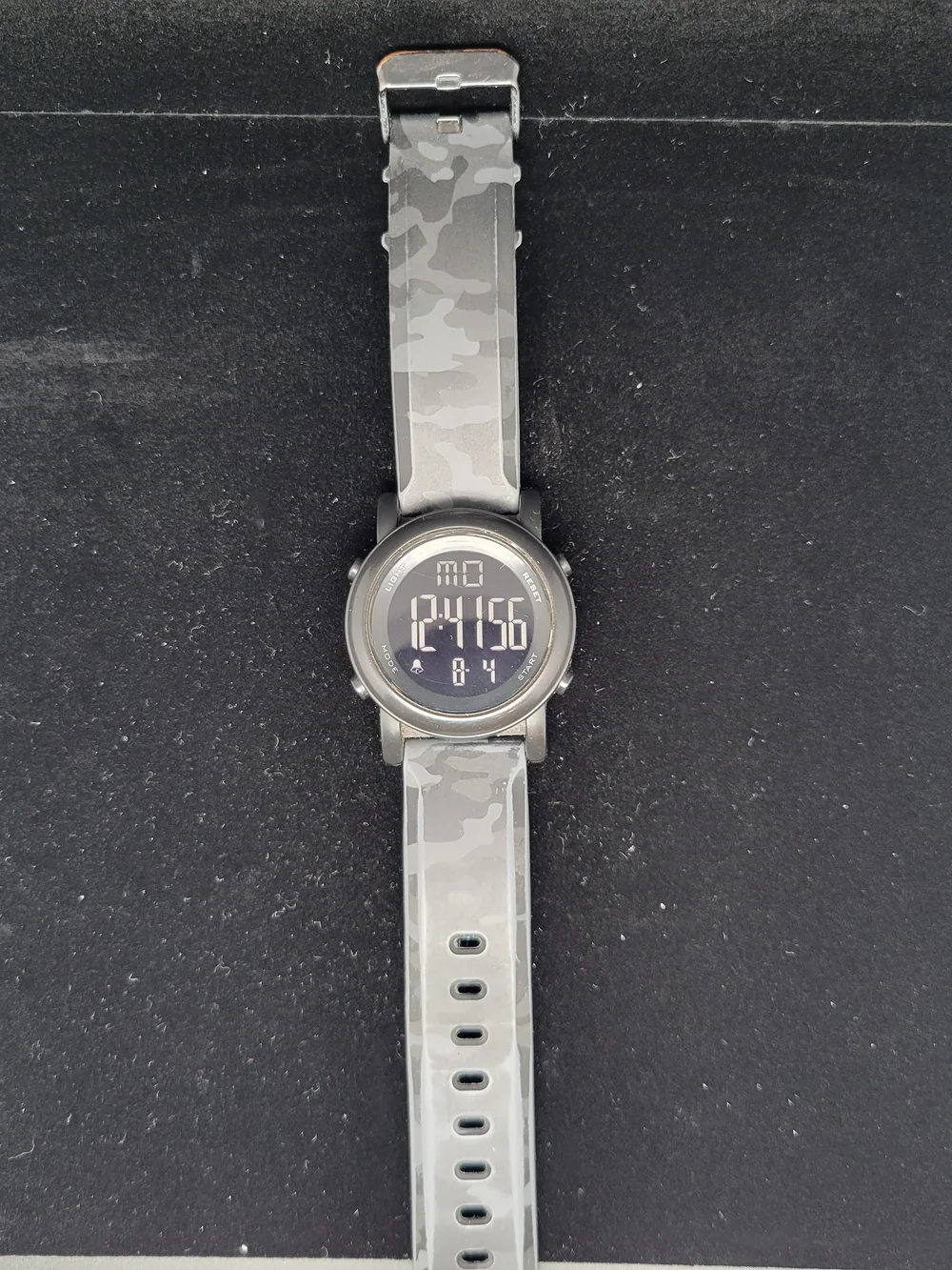 Minimalist Digital Watch | Black Case | 100FT WR **READ Condition